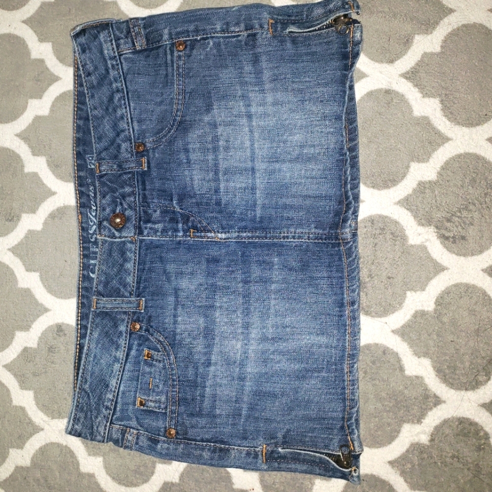 Vintage Guess jeans mini skirt